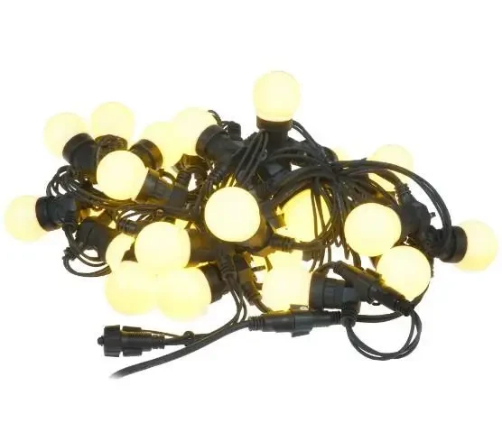 Вулична гірлянда "Ретро Лампочки" на 20шт LED Warm Bulbs 50шт, 5 м, теплий білий світ, МХ 1-223 - Зображення 3